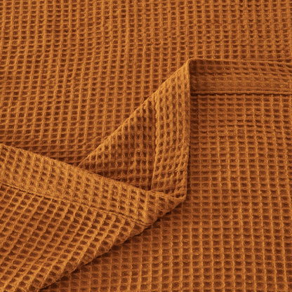 Patina Vie Maison 100% Cotton All-Season Waffle Weave Knit Throw Blanket