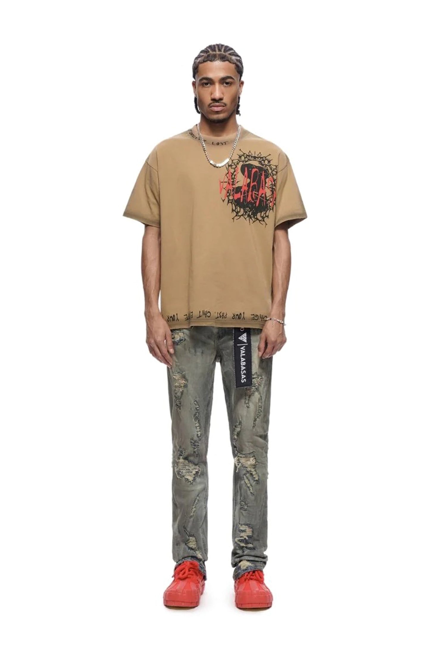Valabasas Steeltoe Stacked Jean - Light Vintage Wash