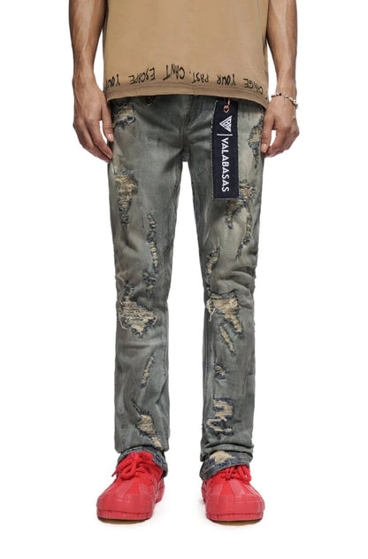 Valabasas Steeltoe Stacked Jean - Light Vintage Wash