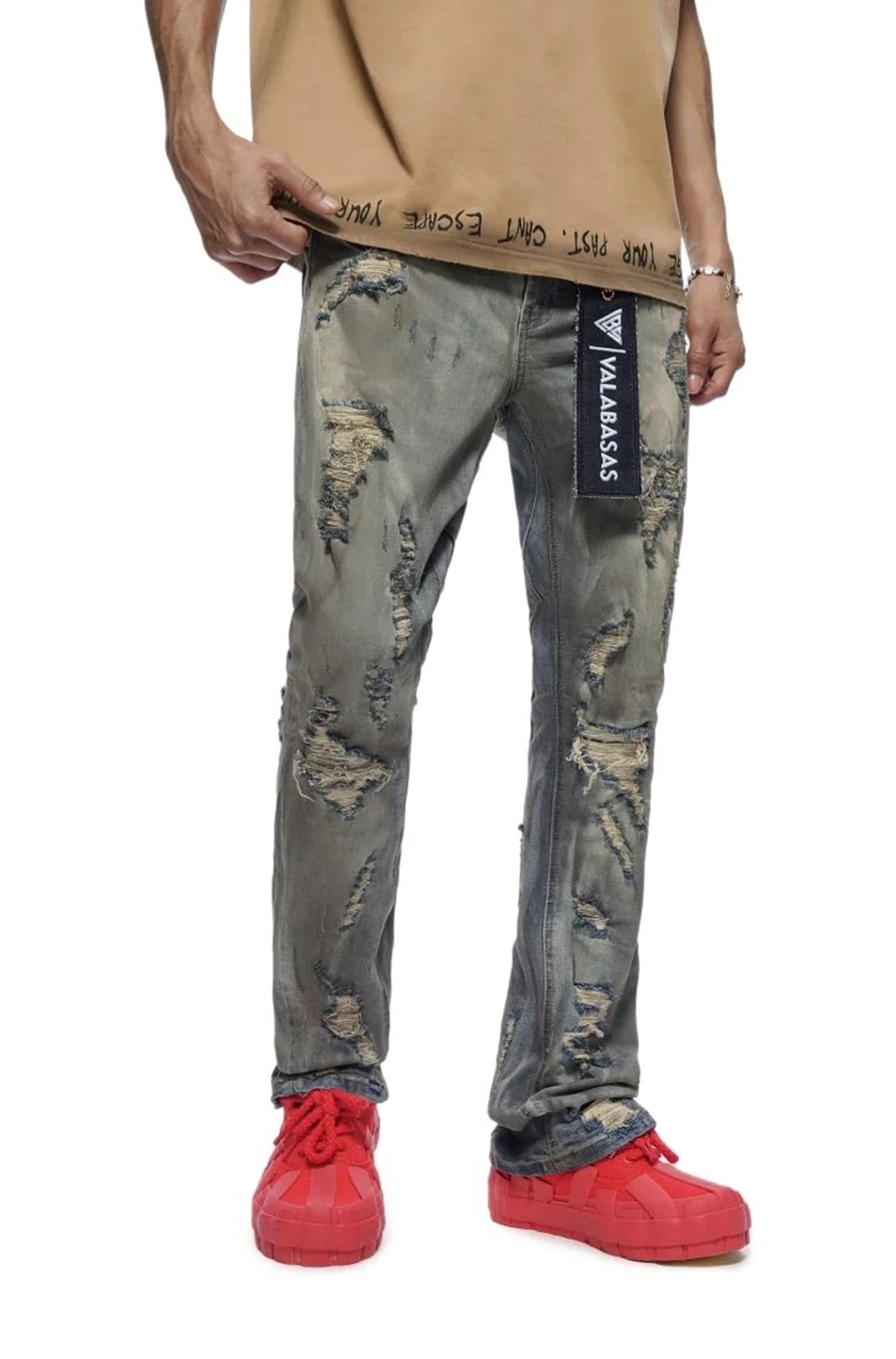 Valabasas Steeltoe Stacked Jean - Light Vintage Wash