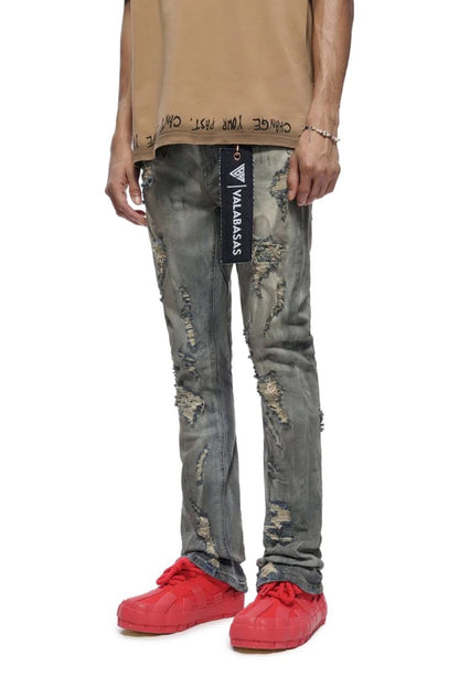 Valabasas Steeltoe Stacked Jean - Light Vintage Wash