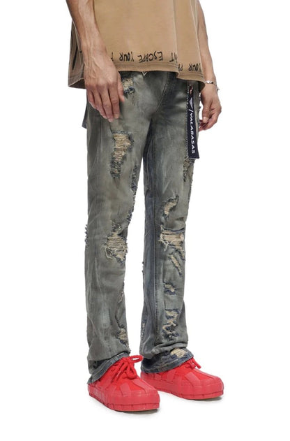 Valabasas Steeltoe Stacked Jean - Light Vintage Wash