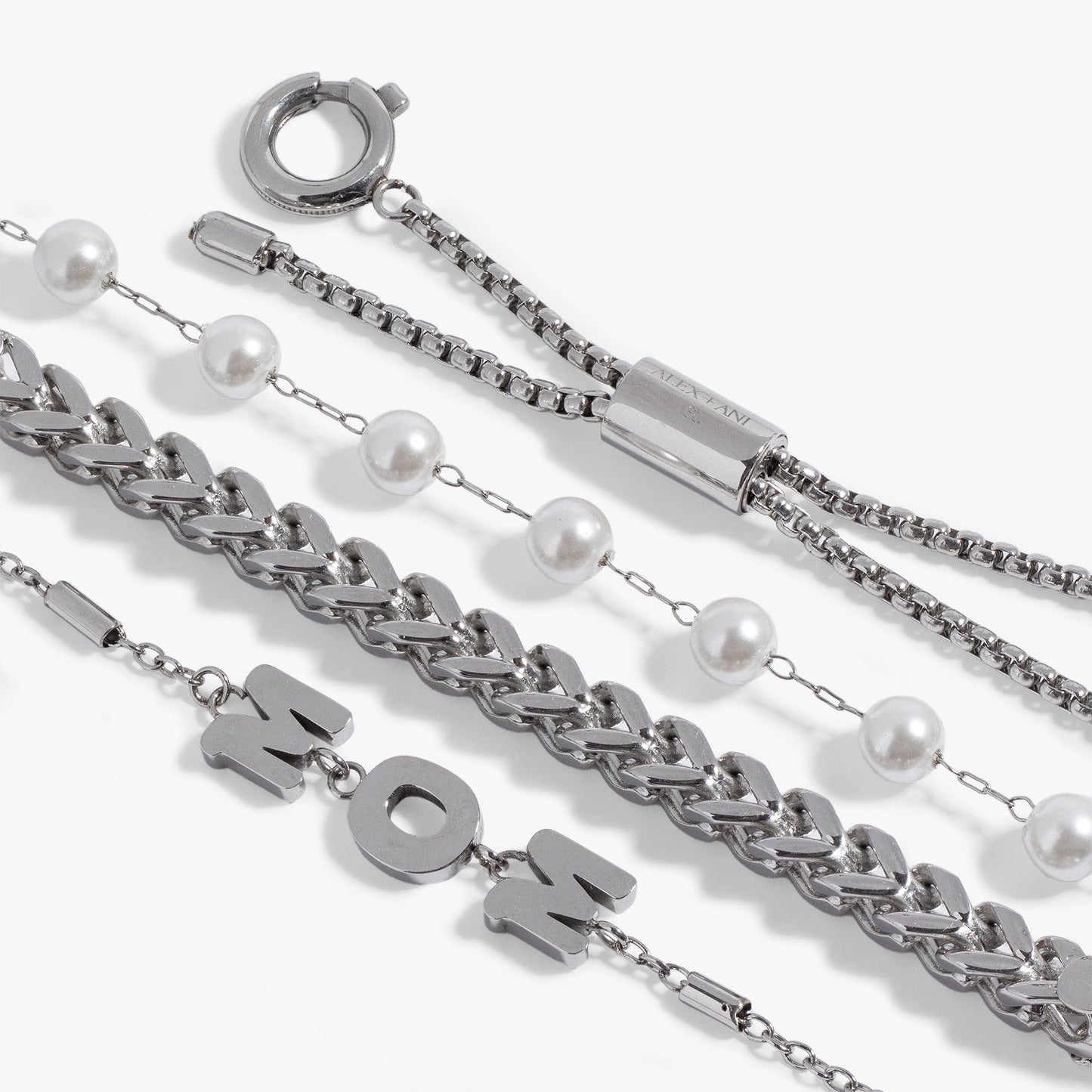 Mom Pearl Stranded™ Bracelet Set