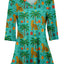 Blue & Yellow Palm Tree Holiday Print