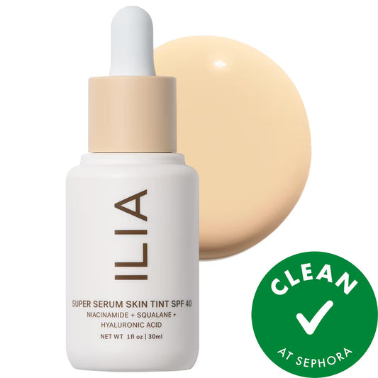 Super Serum Skin Tint SPF 40: Dewy, Light Coverage Foundation with Hyaluronic Acid & Niacinamide | Vegan & Cruelty-Free Beauty