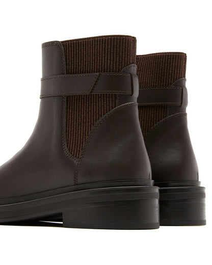 BROWN LEATHER-