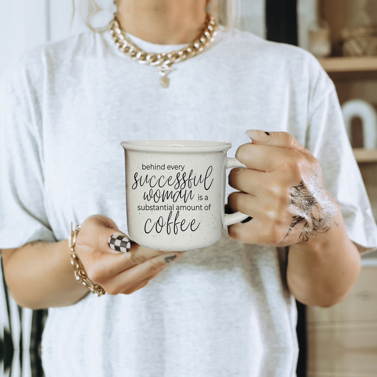 dishwasher safe gift
speckled stoneware mug
modern farmhouse cup