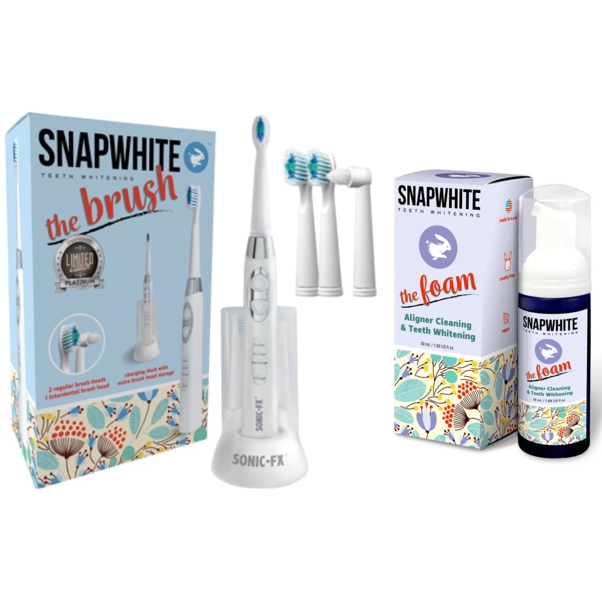 Sonic Toothbrush + Stain Removal Foam