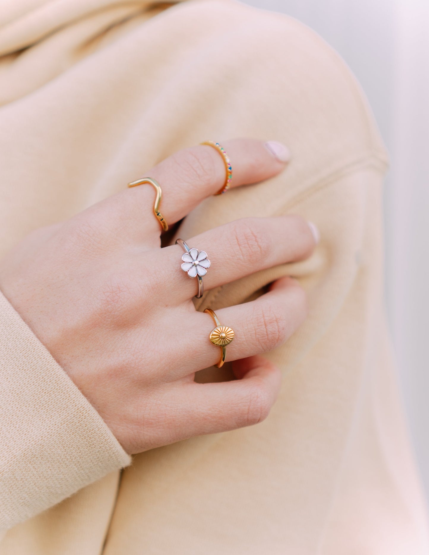Elevated Faith Sunburst Ring