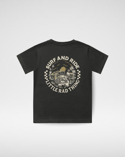 Surf N Ride Tee - Coal