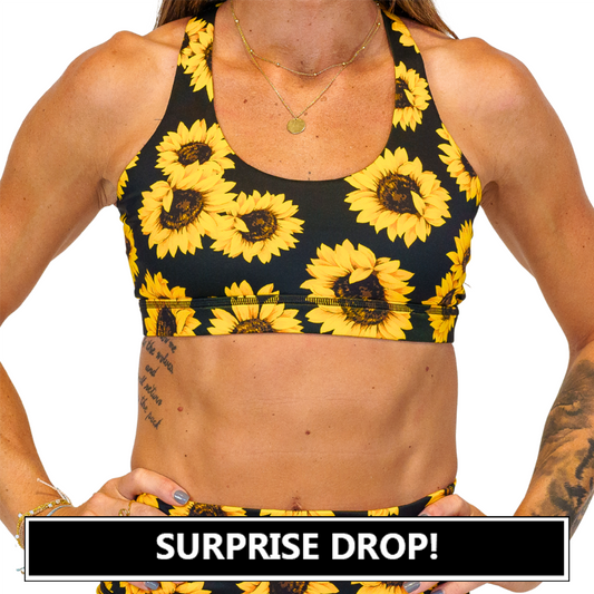 Constantly Varied Gear Butterfly Back Bra - Sunflower