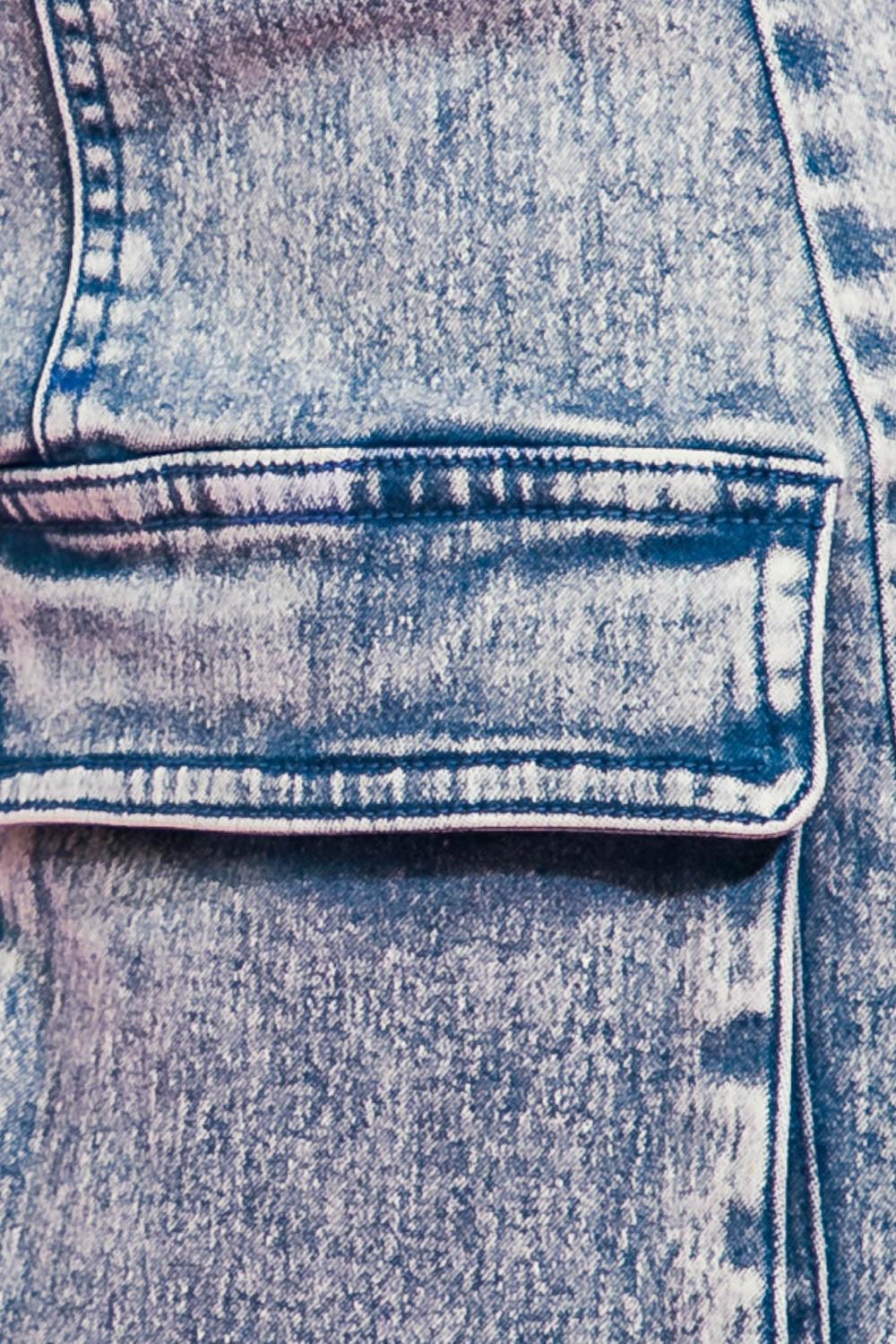 Dreamcatcher Washed Denim Skirt