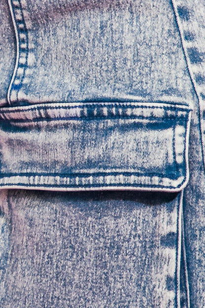 Dreamcatcher Washed Denim Skirt