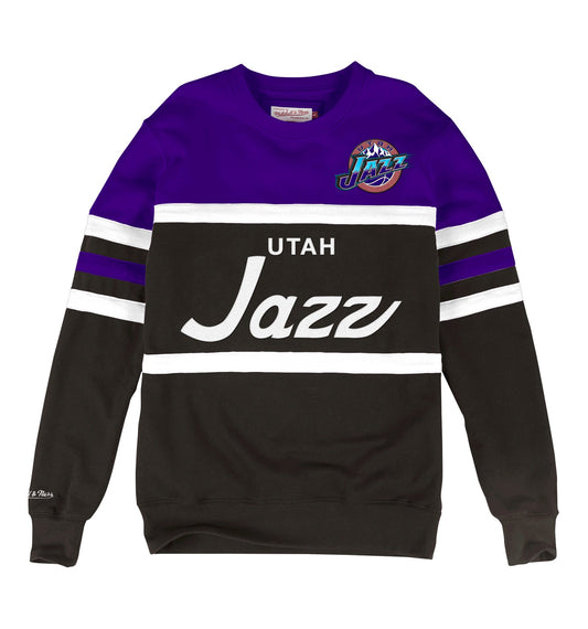 Men's Mitchell & Ness NBA Head Coach Crew Utah Jazz