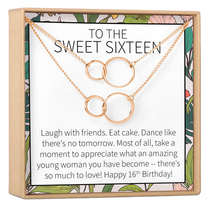 Sweet 16 Necklace, Multiple Styles