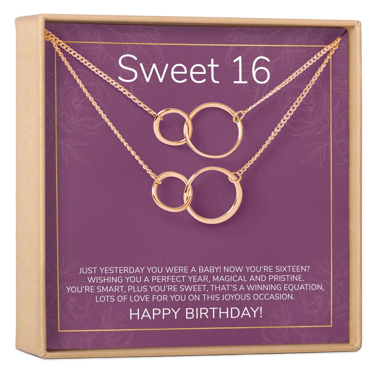 Sweet 16 Necklace, Multiple Styles