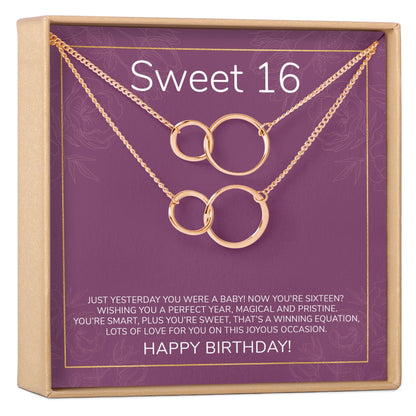 Sweet 16 Necklace, Multiple Styles