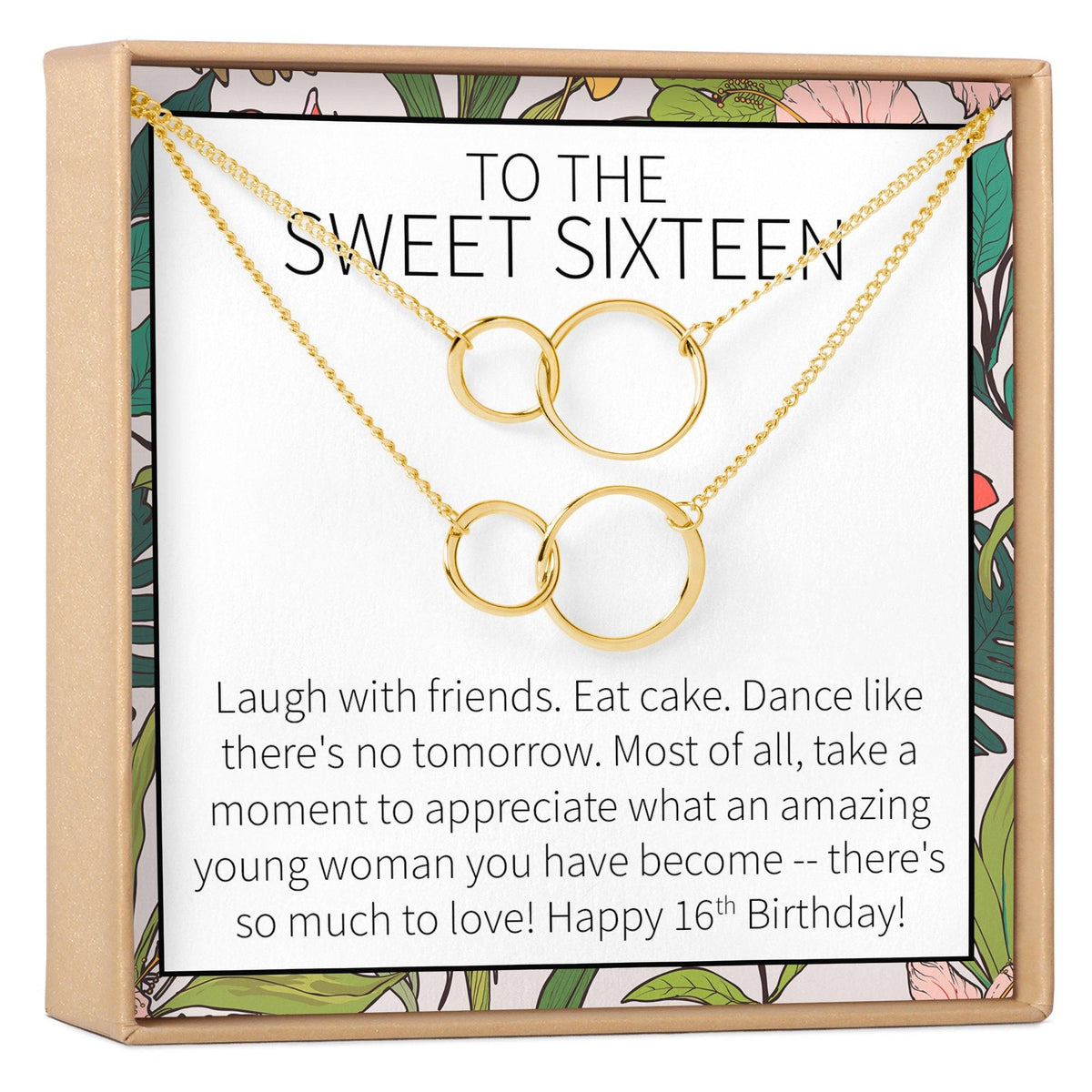 Sweet 16 Necklace, Multiple Styles