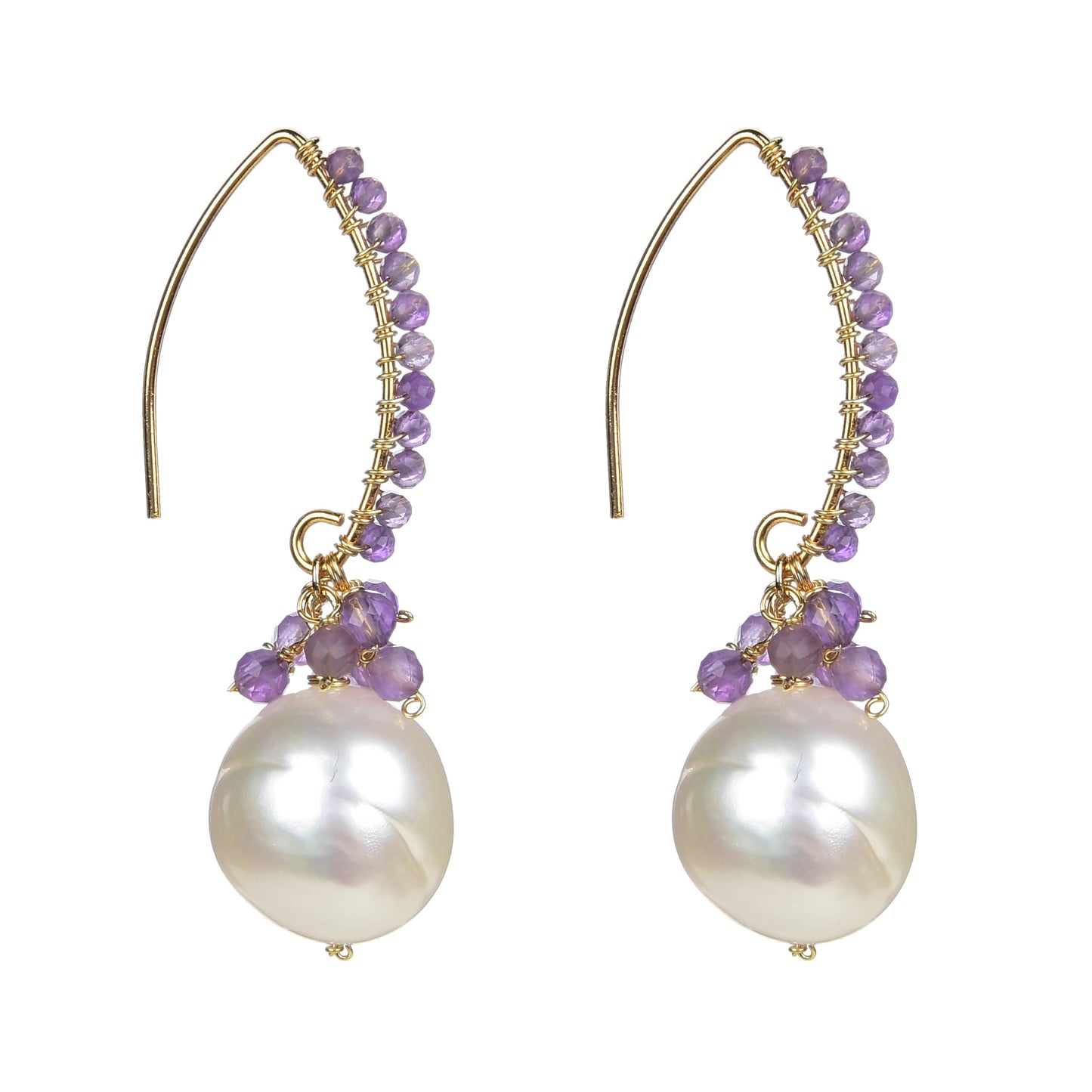 Purple, White-