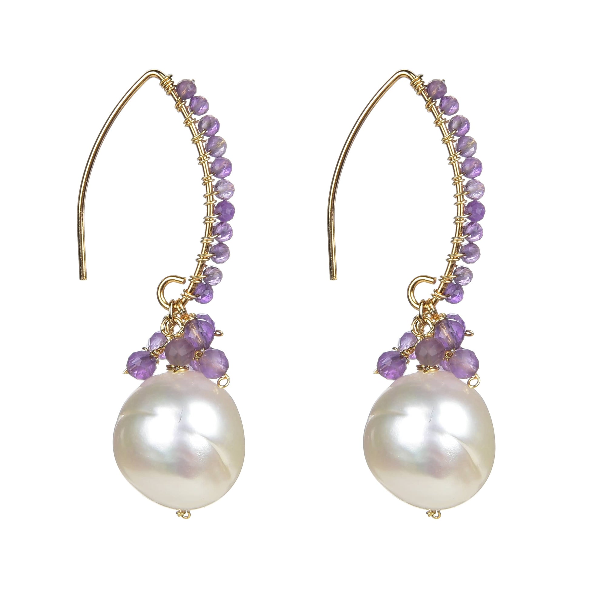 Purple, White-