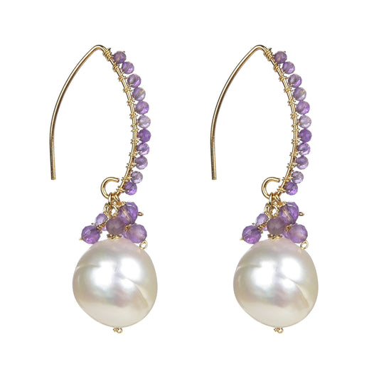 Purple, White-