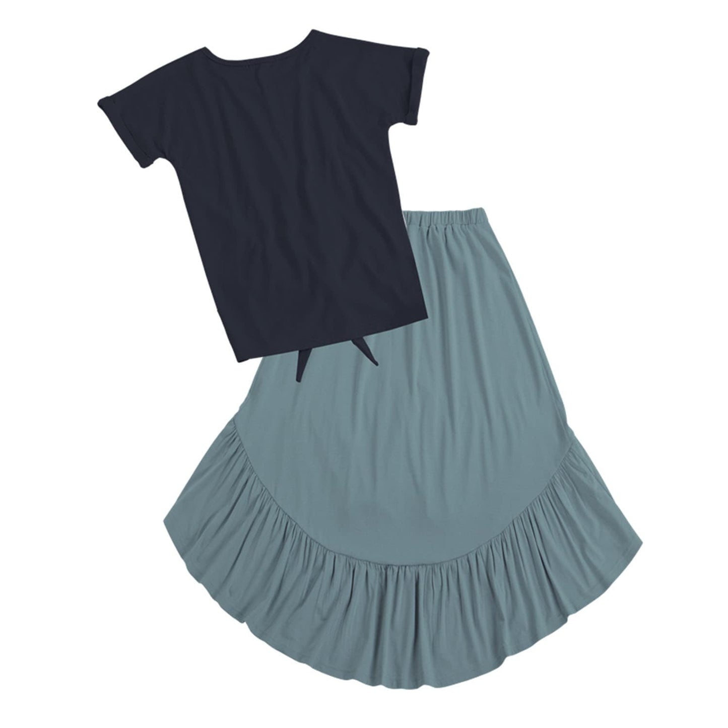 Dark Navy & Dusty Turquoise-