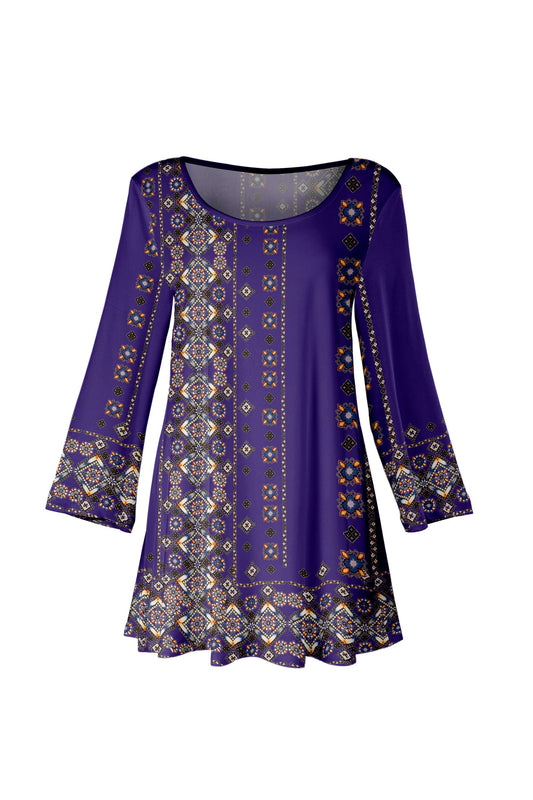 Purple and Black Ornamental-