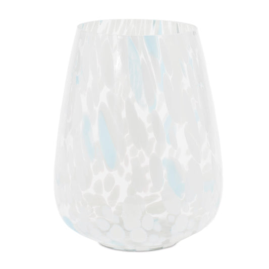 Melrose International Painted Glass Candle Holder Vase (Set of 4)