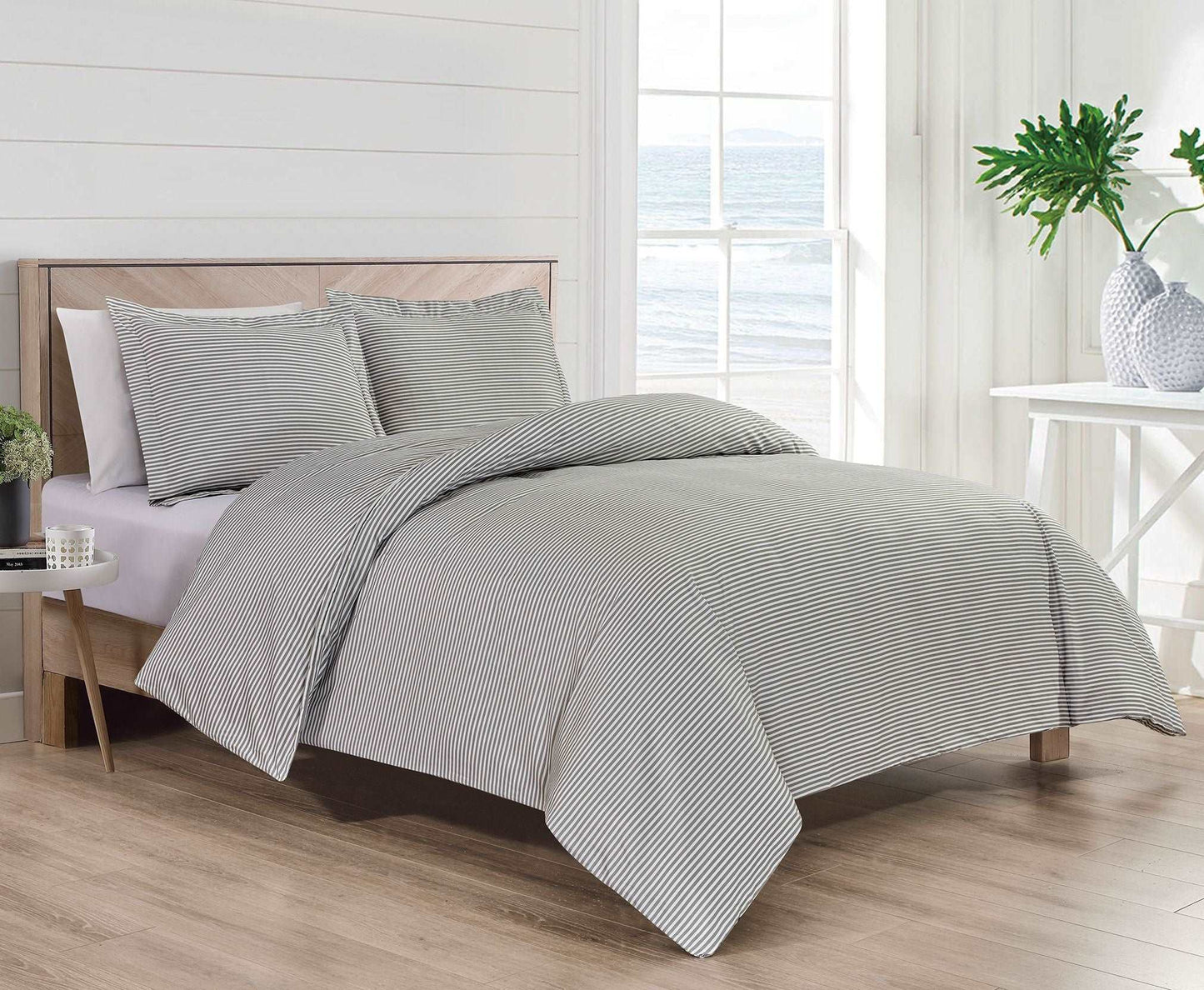 Bibb Home 1800 Series 3 pc Duvet Cover Set