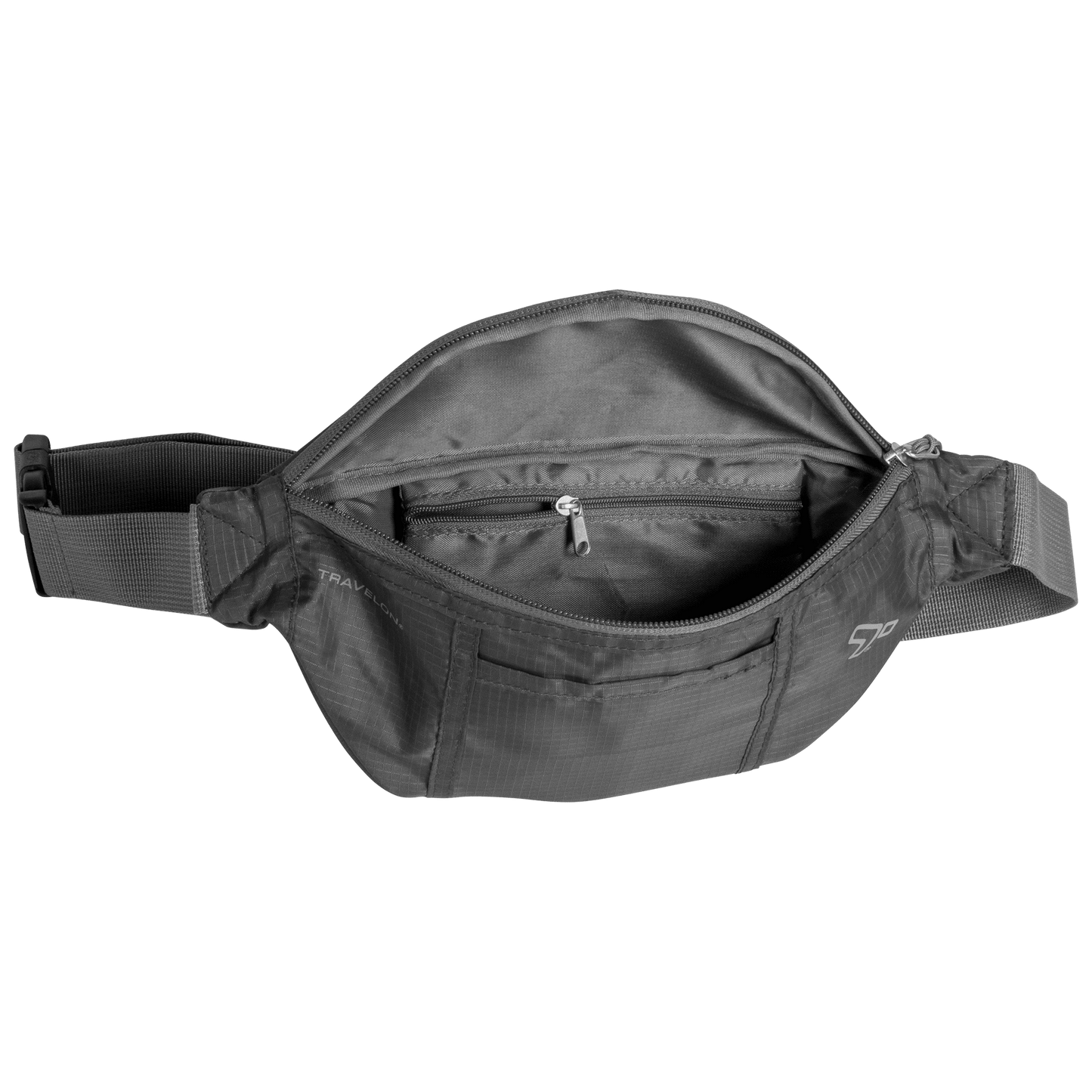 Travelon Top Zip Lightweight Waist Pack (Stamp Print)