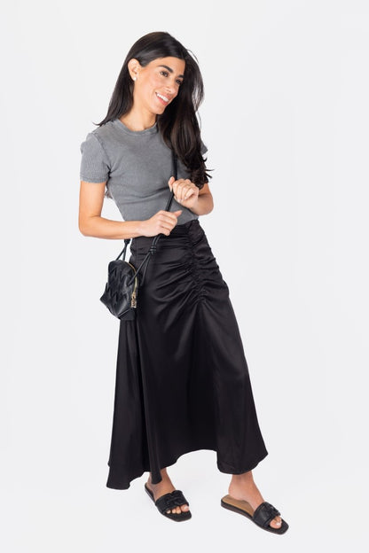 Sylvie Skirt (Black Solid)