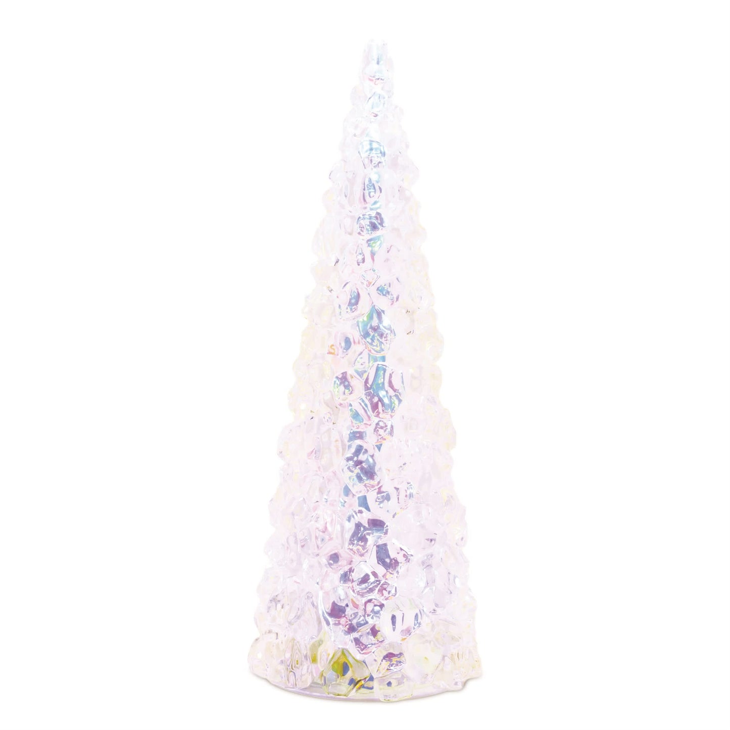 Melrose International Iridescent LED Pine Tree 17.5"H