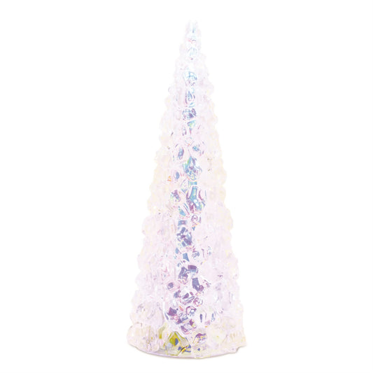 Melrose International Iridescent LED Pine Tree 17.5"H