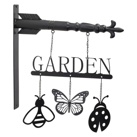 Melrose International Butterfly Insect Garden Sign 15.5"H