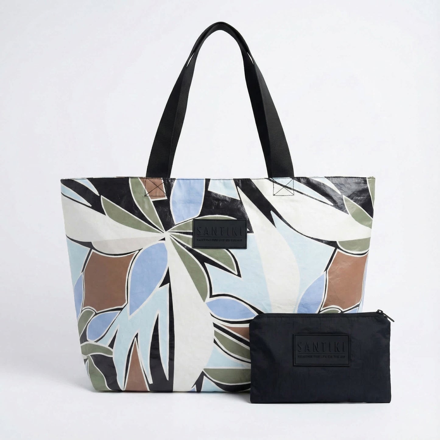 BLK TAN ABSTRACT-