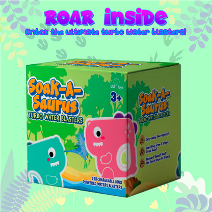 Blue and pink water blaster-