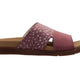 Burgundy Ostrich