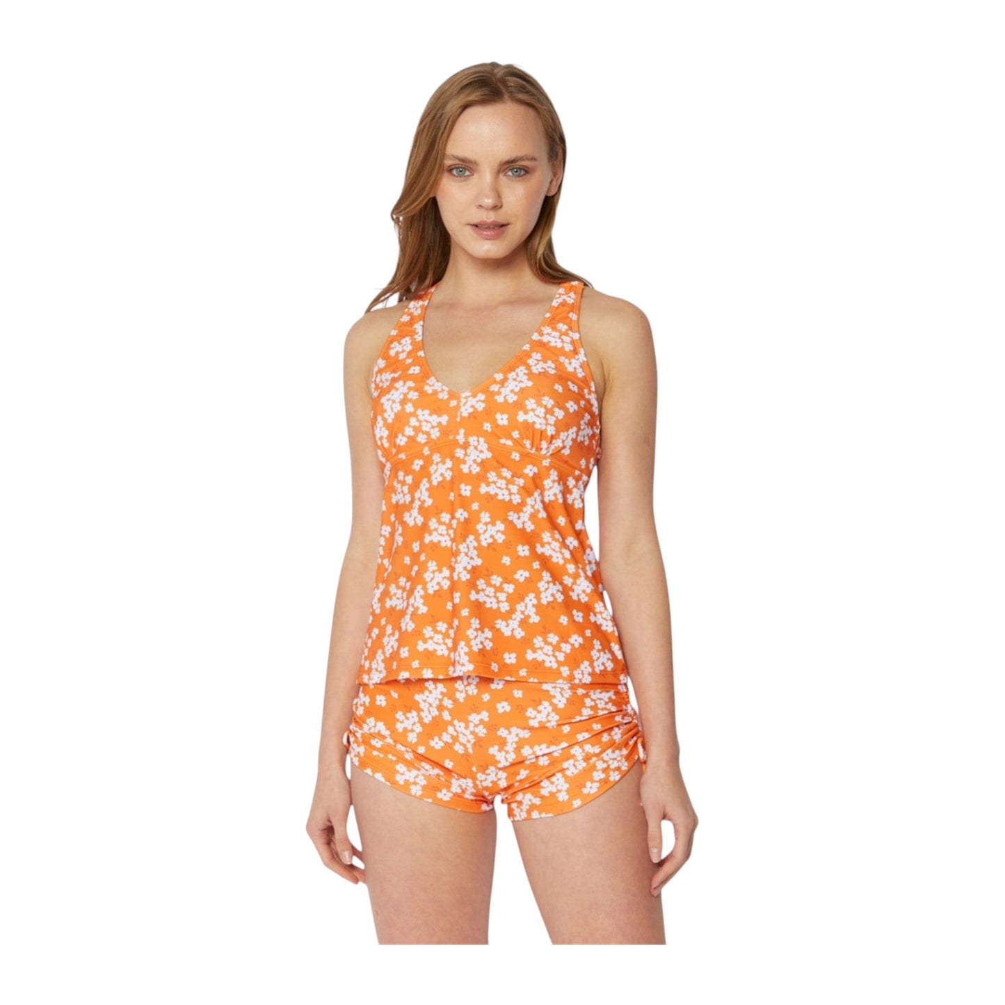 Marina West T7031 Tankini Set (Blossom Orange)