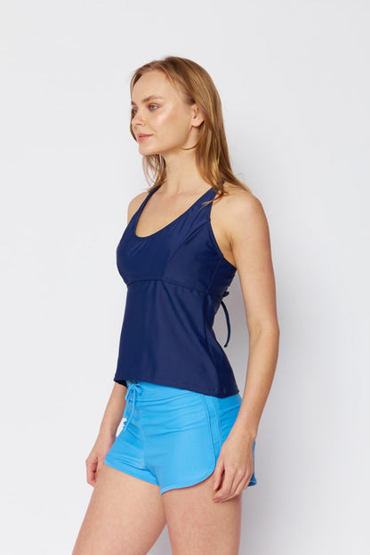 Marina West T7032 Tankini Set (Navy & Sky)