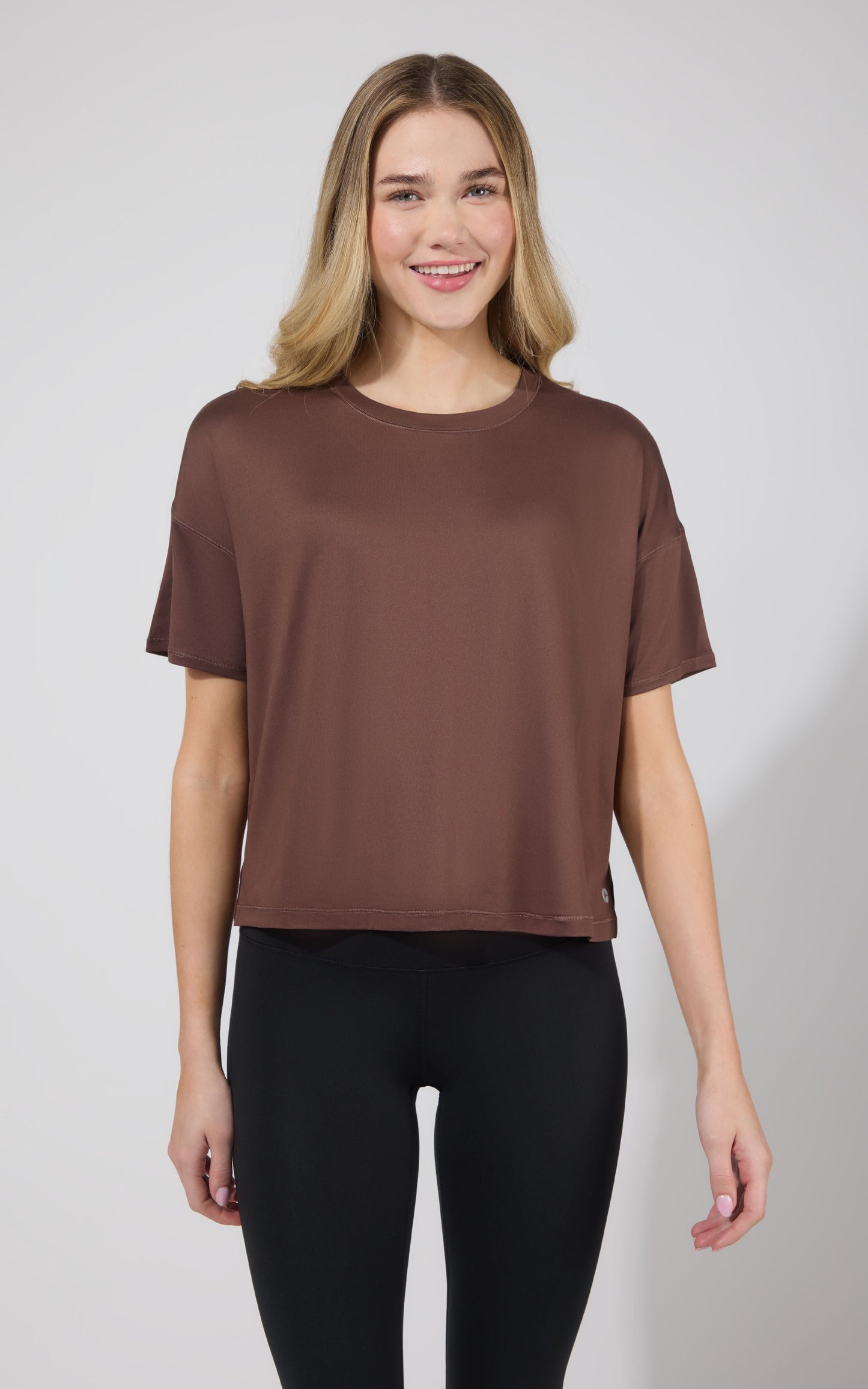 2 Pack Super Soft Deluxe Boxy Cropped Tee