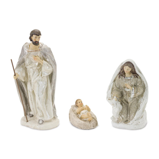 Melrose International Holy Family Nativity Figurines (Set of 3)