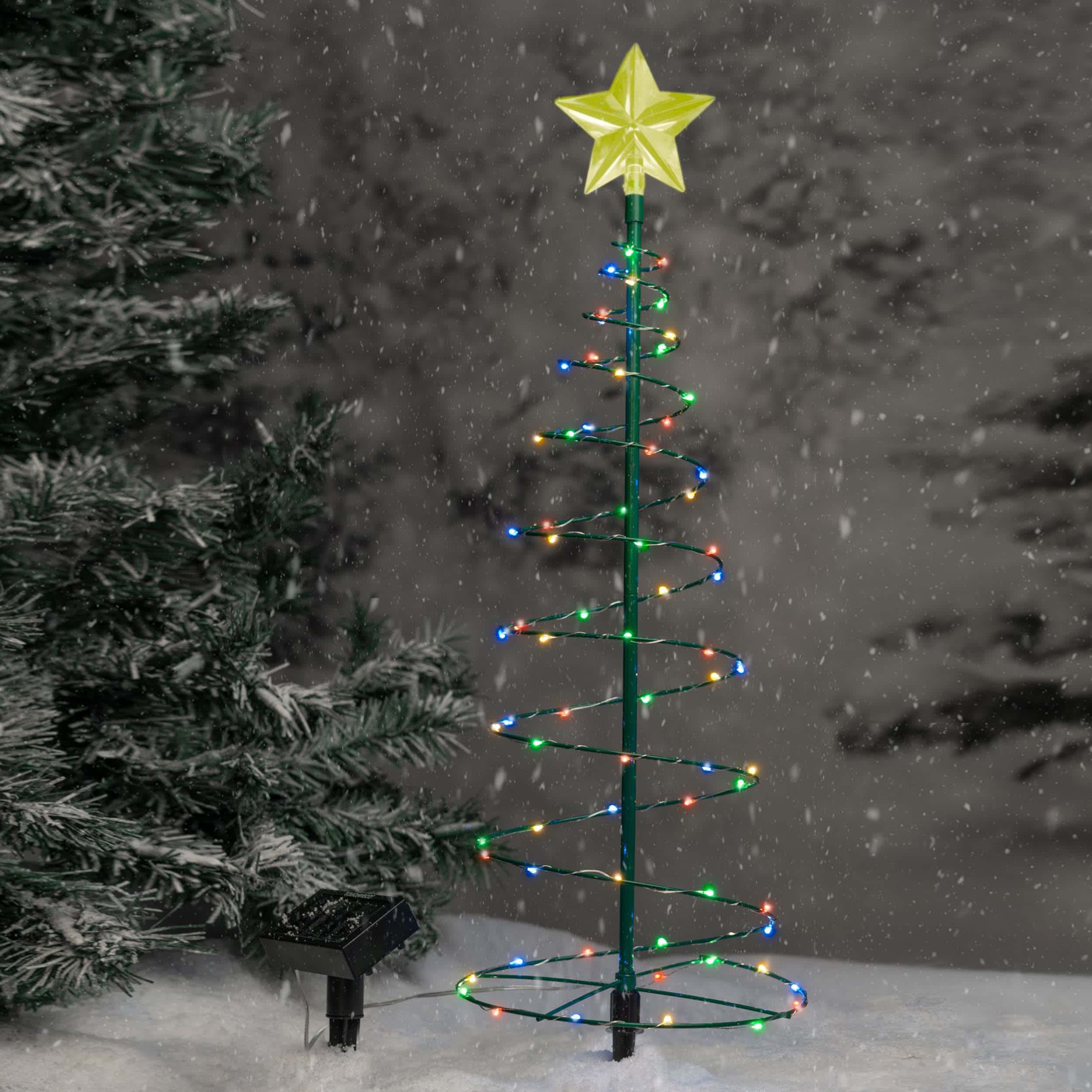 Touch Of ECO 2 ft. Merrylite Solar Multicolor LED Pre-Lit Outdoor