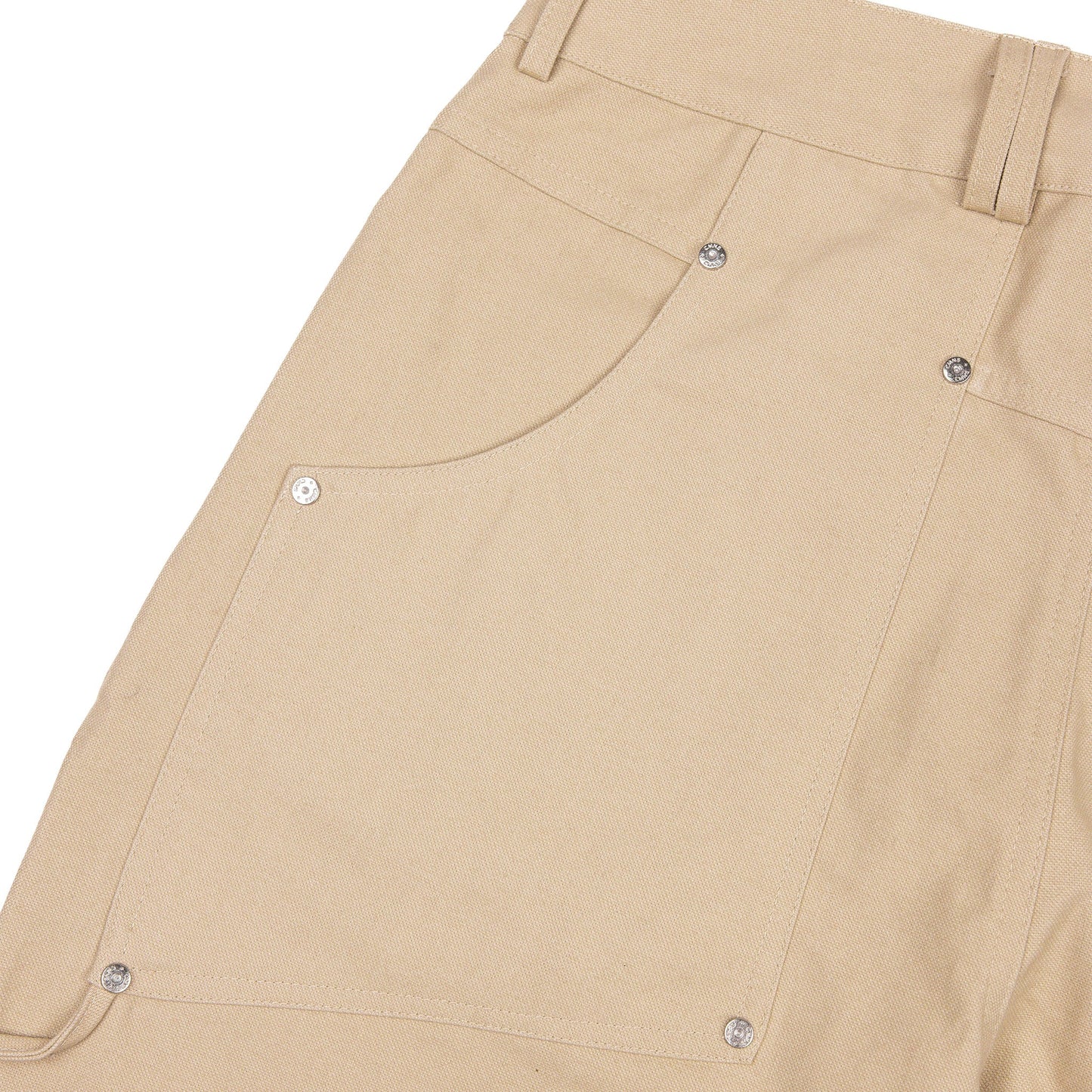 Commons Double Knee Canvas Short Cream