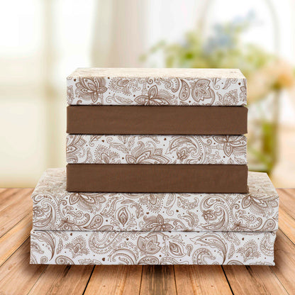 Elegant Comfort 6-Piece Paisley Printed Pattern - Soft as a Hotel Premium Quality Sheet Set