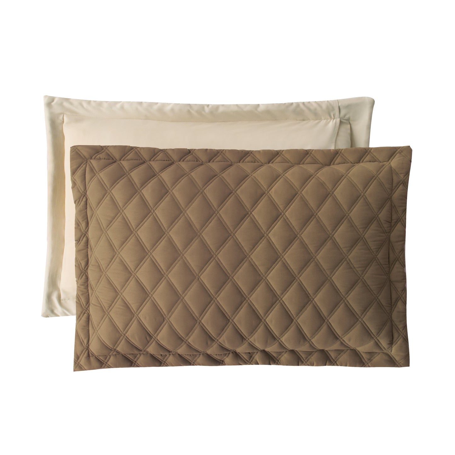 Elegant Comfort 3-Piece Diamond Quilted Reversible Bedspread Coverlet Set