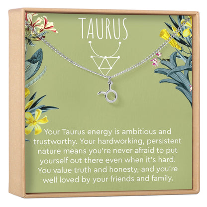 Taurus Zodiac Gift Necklace