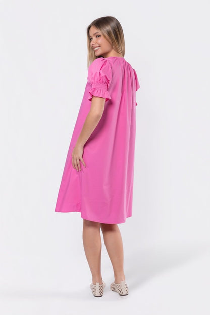 Taya Dress 41" (Pink)