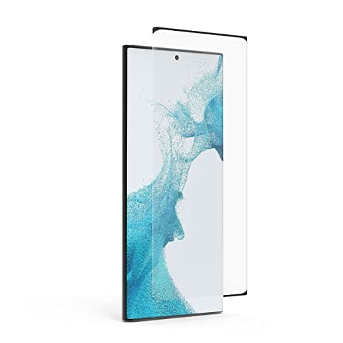 Puregear Hd Clear Tempered Glass Screen Protector for Samsung Galaxy S22 Ultra (2022) - Case Friendly, Scratch Resistant with Anti-Fingerprint Coating, Anti-Scratch Protective Glass with Lifetime Replacement (Self Alignment Installation Tray Included)