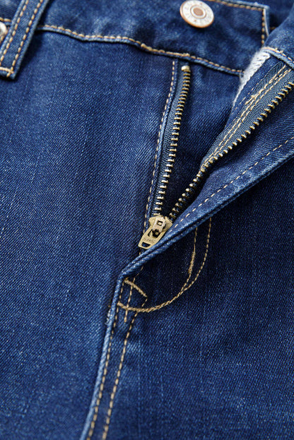Threaded Pear Samantha Western Stitch Patched Pocket Bootcut Jeans