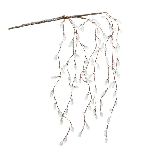 Melrose International Icy Hanging Branch (Set of 6)